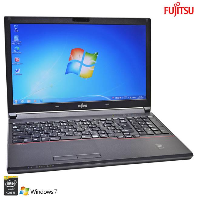 Windows7 64bit ノートパソコン Core i5 4310M 富士通 LIFEBOOK E554/J メモリ4G HDD320G マルチ USB3.0 Wi-Fi Bluetooth | 富士通