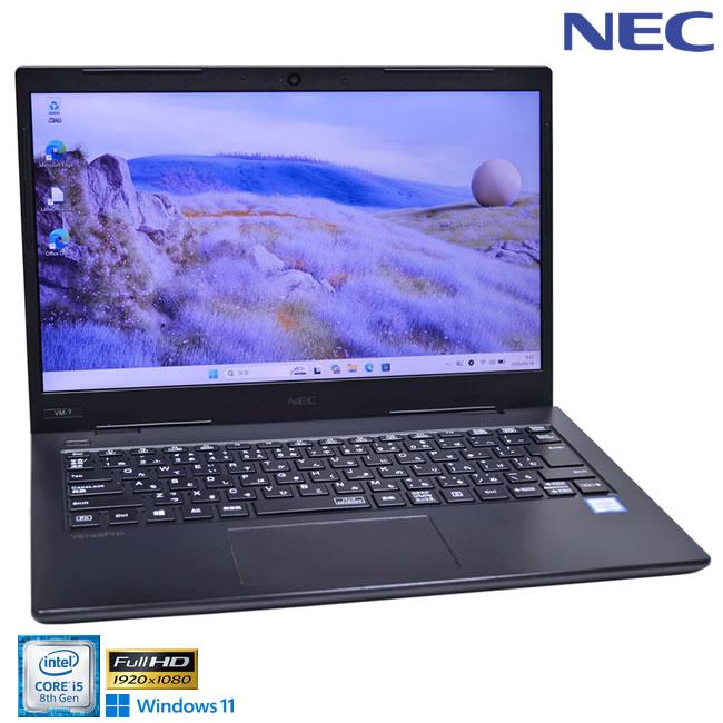 14.0型 フルHD NEC VersaPro VKT16/M-7 Core i5 8265U SSD256G メモリ8G Wi-Fi USBType-C webカメラWindows11 | VersaPro