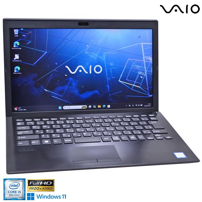 Windows11 モバイル フルHD Webカメラ VAIO Pro PG VJPG11C11N Core i5 8250U M.2SSD256G メモリ8G Wi-Fi Bluetooth | VAIO