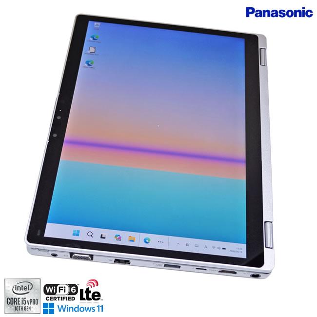2-in-1 LTE Wi-Fi6 顔認証 WQXGA+ 12.0型 Panasonic Let's note QV9 Core i5 10310U m.2SSD256G メモリ8G Windows11 | Let’s note