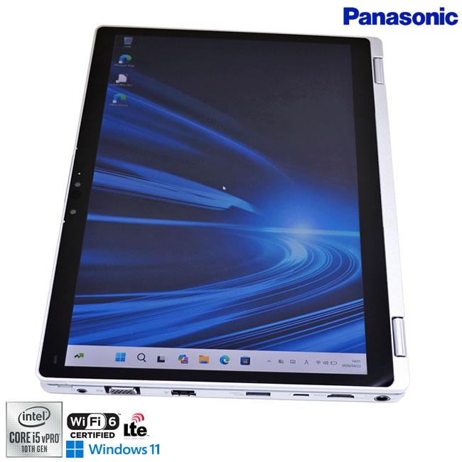 LTE 2-in-1 12.0型 WQXGA+ Panasonic Let's note QV9 Core i5 10310U Wi-Fi6 顔認証 m.2SSD256G メモリ8G Windows11 | Let’s note