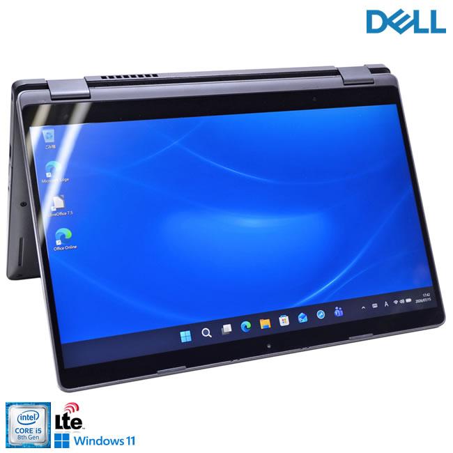 タッチパネル LTE DELL Latitude 5300 2-in-1 Core i5 8365U M.2SSD256G メモリ8G Wi-Fi Webカメラ USBType-C Windows11 | DELL
