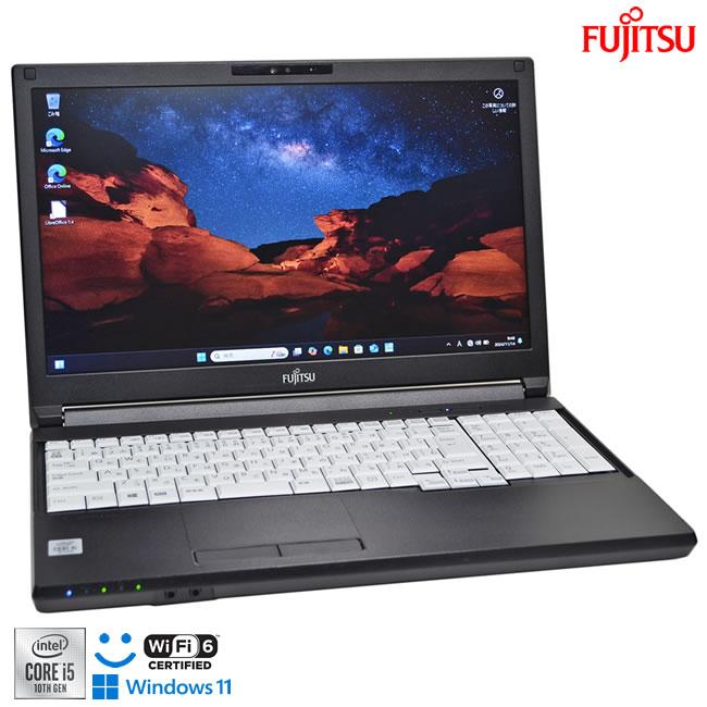 富士通 Wi-Fi6 顔認証 15.6型 LIFEBOOK A5510/DX 第10世代 Core i5 