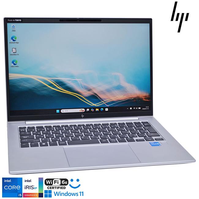 14.0型 WUXGA HP EliteBook 1040 G9 Core i5 1235U IrisXe Wi-Fi6E 顔認証 Webカメラ M.2SSD256G メモリ16G Windows11 | 日本HP