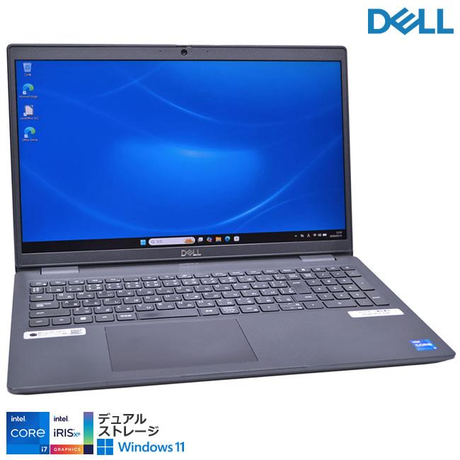 訳あり フルHD DELL Latitude 3520 Core i7 1165G7 IrisXe メモリ16G M.2SSD256G HDD500G Webカメラ USBType-C Windows11 | DELL