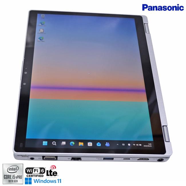 2-in-1 SIMフリー Wi-Fi6 Panasonic Let's note QV9 Core i5 10310U m.2SSD256G メモリ8G 顔認証 12.0型 WQXGA+ Windows11 | Let’s note