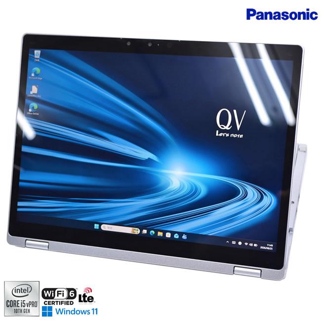 2-in-1 Panasonic Let's note QV9 12.0型 WQXGA+ LTE Core i5 10310U メモリ8G m.2SSD256G Wi-Fi6 顔認証 Windows11 | Let’s note
