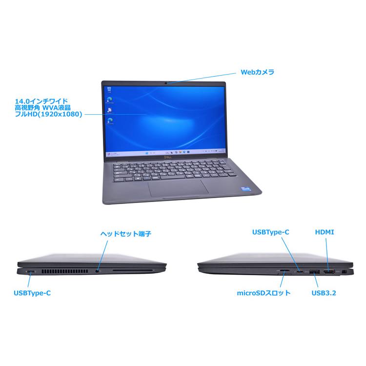 メモリ32G フルHD Wi-Fi6 DELL Latitude 7420 Core i7 1185G7 IrisXe M.2SSD256G Webカメラ HDMI microSD Windows11 | DELL | 05
