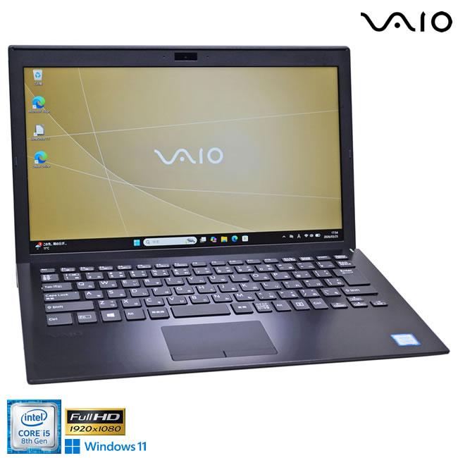 13.3型 VAIO Pro PG VJPG11C11N Core i5 8250U フルHD メモリ8G M.2SSD256G Wi-Fi Webカメラ SDXC Windows11 | 