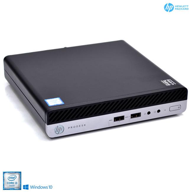 Wi-Fi内蔵 ミニPC 中古パソコン HP ProDesk 400 G3 DM Core i3 6100T 