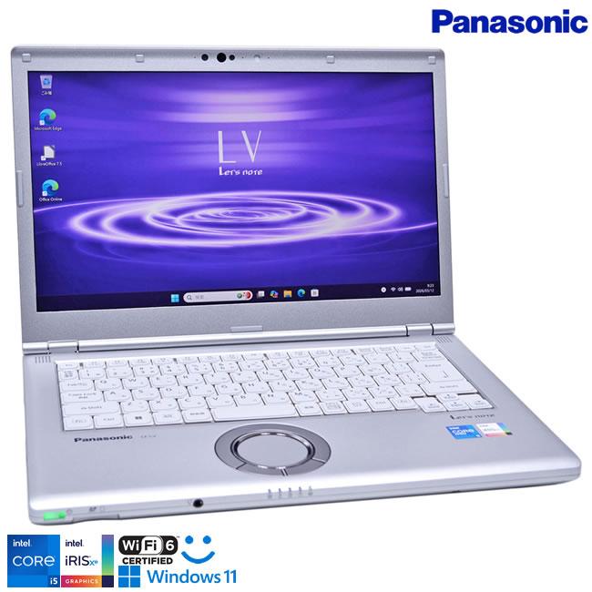 14型 フルHD Panasonic Let's note LV1 Core i5 1145G7 IrisXe メモリ16G M.2SSD256G 顔認証 Wi-Fi6 USBType-C Windows11 | Let’s note