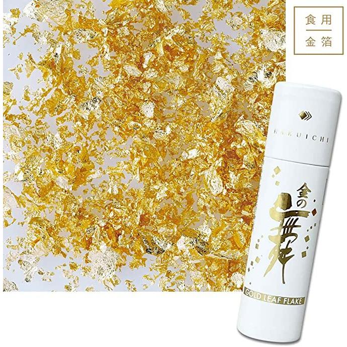 金沢金箔の箔一】食用金箔 金の舞 切り廻し 紙筒(SW) : ハイパーマリモ