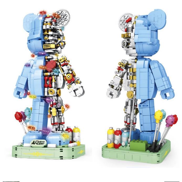 送料無料　レゴ交換品ブロック LEGO交換品 bear　be@rbrickデザイン　ベアブリック　プレゼント｜hyplaza｜02