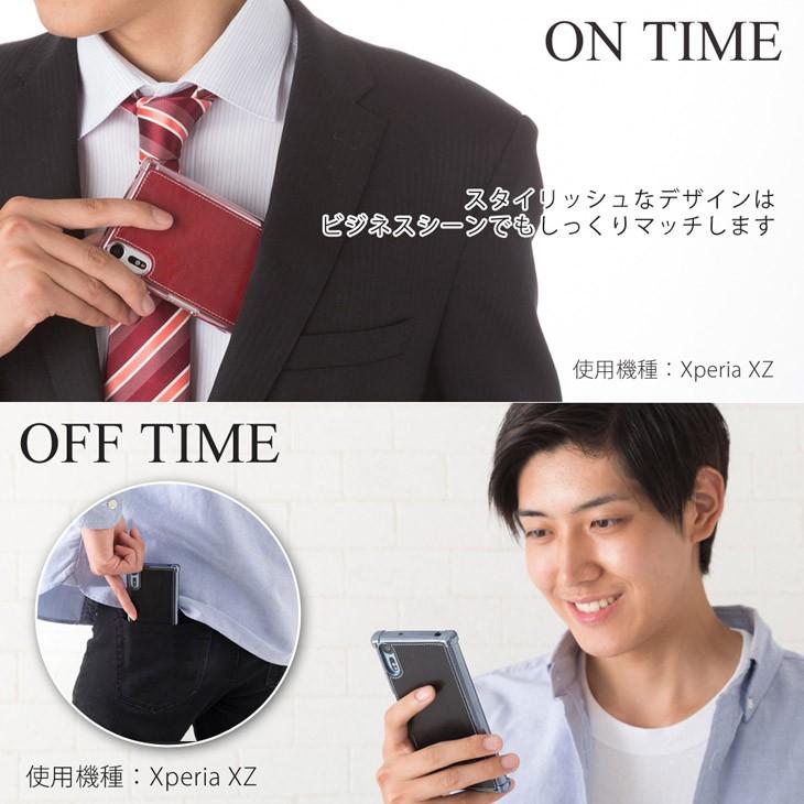 Hy+ iPhone X iPhone Xs 耐衝撃 TPU ケース ビンテージPU仕上げ (カーマウントプレート、ストラップホール付き) | Hy+ | 02