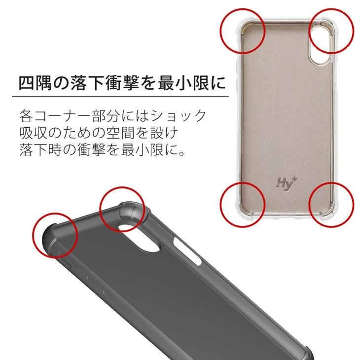 Hy+ iPhone X iPhone Xs 耐衝撃 TPU ケース ビンテージPU仕上げ (カーマウントプレート、ストラップホール付き) | Hy+ | 05