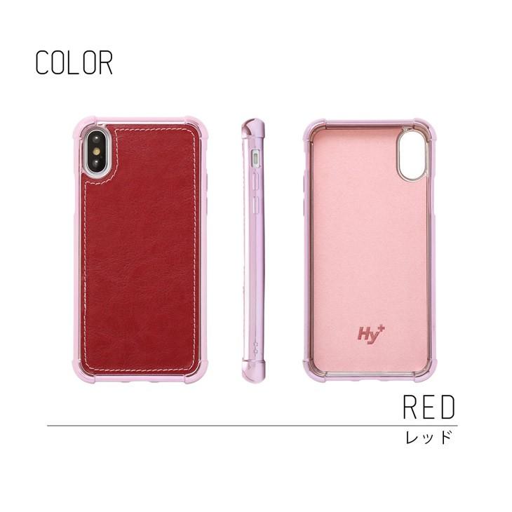 Hy+ iPhone X iPhone Xs 耐衝撃 TPU ケース ビンテージPU仕上げ (カーマウントプレート、ストラップホール付き) | Hy+ | 07