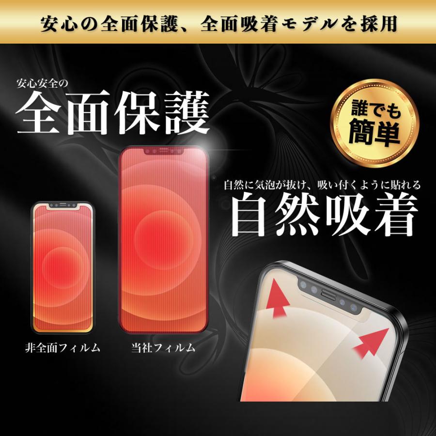 iPhone12 iPhone 12 Pro ガラスフィルム 全面 保護 吸着 日本産ガラス仕様｜hyplus｜07