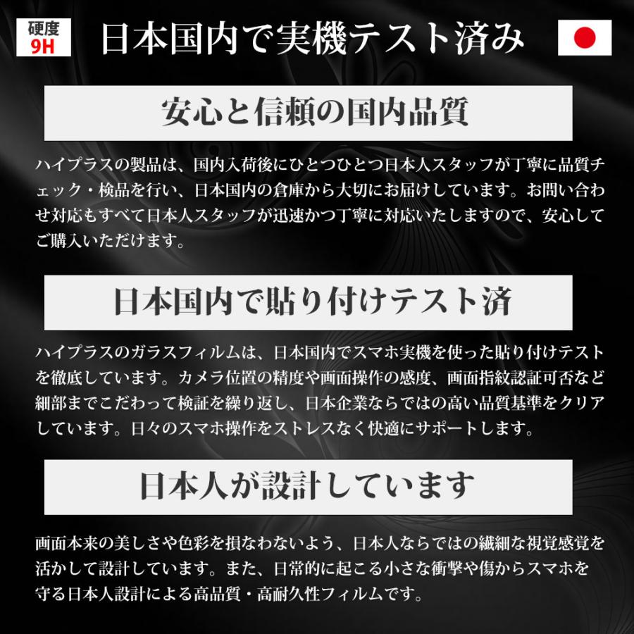 ガラススフィア【ご確認】A-H Hy+（ハイプラス） AQUOS wish5 ガラスフィルム 全面 保護 吸着 日本産