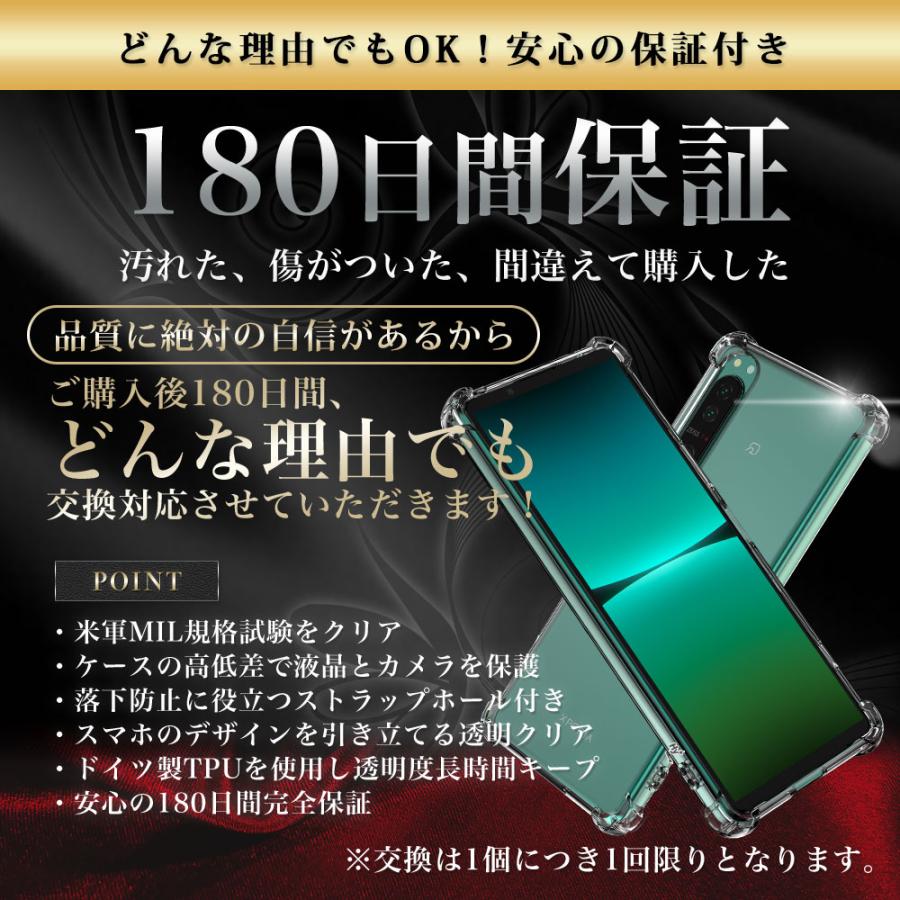 Xperia5 IV ケース クリア 透明 耐衝撃 衝撃吸収 SO-54C SOG09 エクスペリア5 マーク4 A204SO XQ-CQ44 | Hy+ | 14