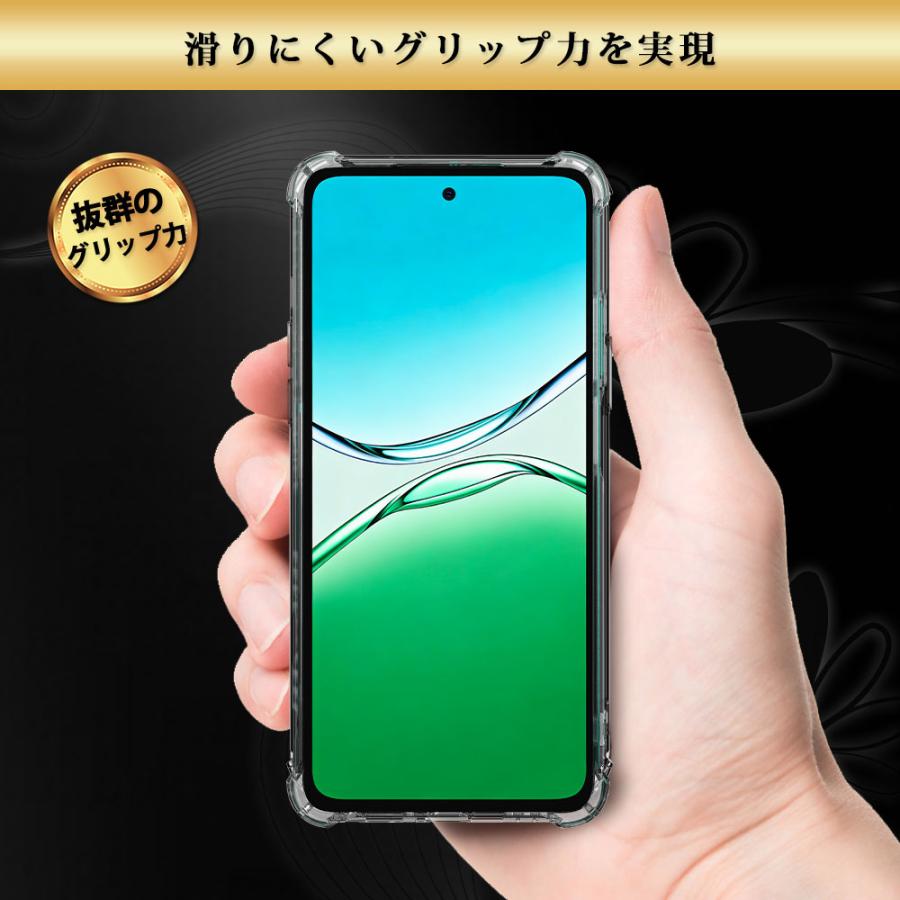 Hy+ OPPO A5 5G ケース OPG06 / A502OP / CPH2751 対応 耐衝撃 クリア TPU カバー 米軍MIL(MIL-STD-810G)規格 衝撃吸収ポケット ストラップ装着可能 | Hy+ | 09