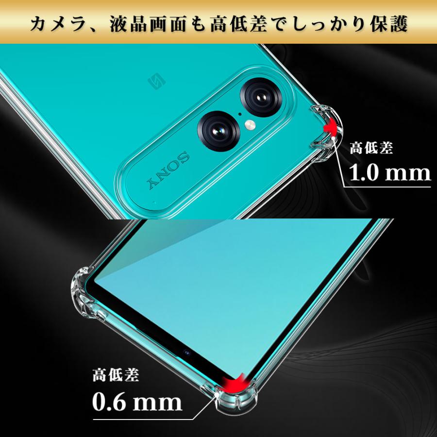 Hy+ Xperia 10 VII ケース SO-52F / SOG16 / A502SO / XQ-FE44 対応 耐衝撃 クリア TPU カバー 米軍MIL(MIL-STD-810G)規格 衝撃吸収ポケット ストラップ装着可能 | Hy+ | 07