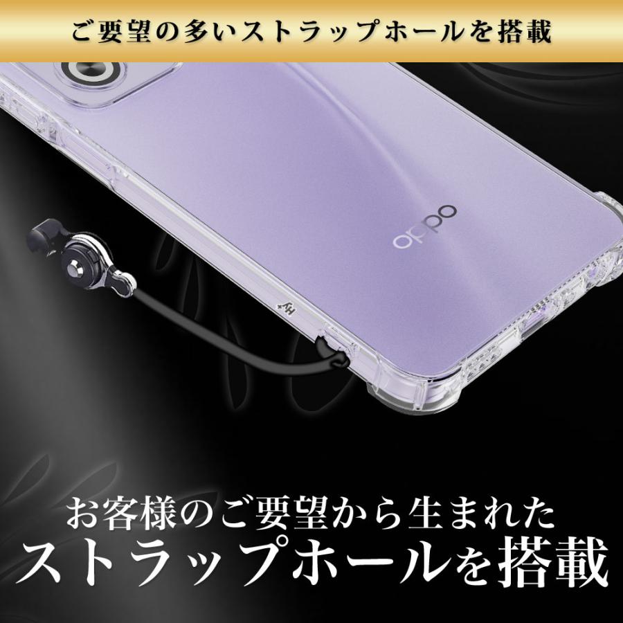 Hy+（ハイプラス） OPPO A3 5G ケース クリア 透明 耐衝撃 衝撃吸収