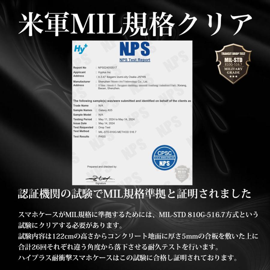 Galaxy A55 5G ケース クリア 透明 耐衝撃 衝撃吸収 ギャラクシーa55 5g SC-53E SCG27 | Hy+ | 02