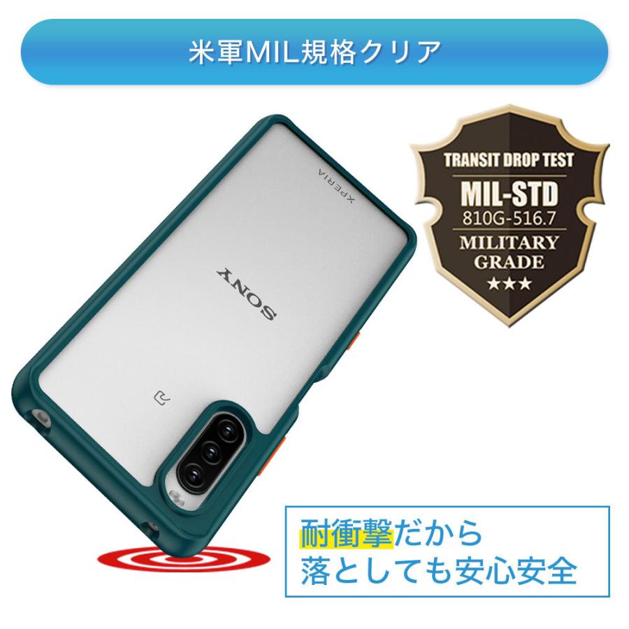 Hy+ Xperia 10 III SO-52B SOG04 ケース カラーボタン 耐衝撃 Hy+ Xperia 10 III SO-52B SOG04 ケース カラーボタン 耐衝撃