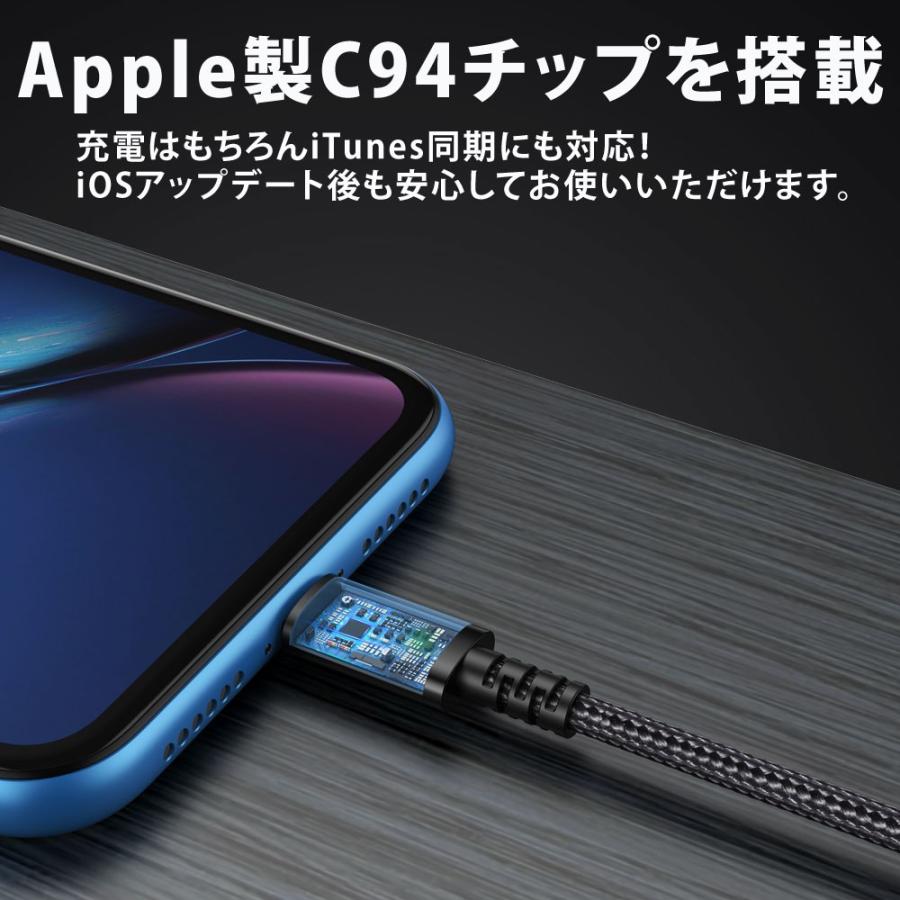 Hy+ USB Type-C to Lightning ケーブル Apple MFI 認証 PD充電対応 1m ブラック HY-PDLT1 | Hy+ | 02