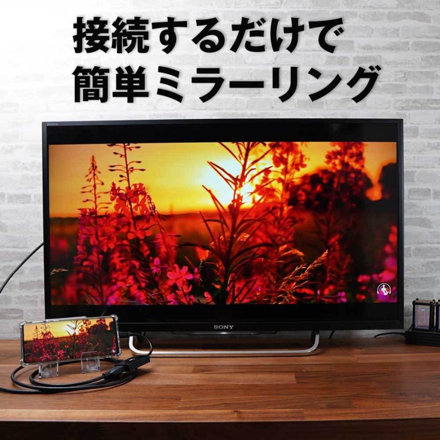 Hy+ Type-C to HDMI 変換アダプター HY-TCHD8 4K映像対応(Xperia5ii Xperia1ii AQUOS R5G arrows 5G Galaxy S20 5G/S20+/S10/S10+対応) | Hy+ | 06