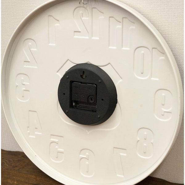 時計 おしゃれ アンティーク エンボスクロック デザインウォールクロック アンティーク デザイナーズクロック 壁掛け 掛け時計 カフェ 店舗 US Route66 |  | 03