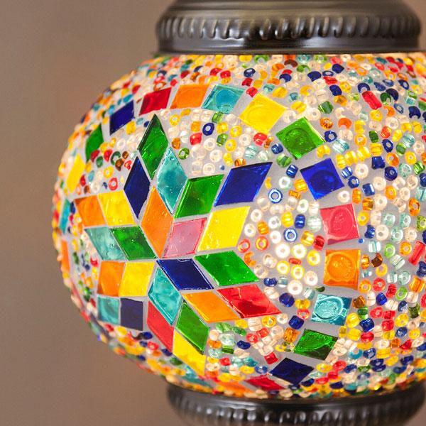 LEDテーブルランプ ジョルダン モザイクランプ LED電球付属 テーブルランプ ライト テーブルスタンド 置照明 LED対応 室内用 ベッドサイドランプ 寝室 リビング |  | 06