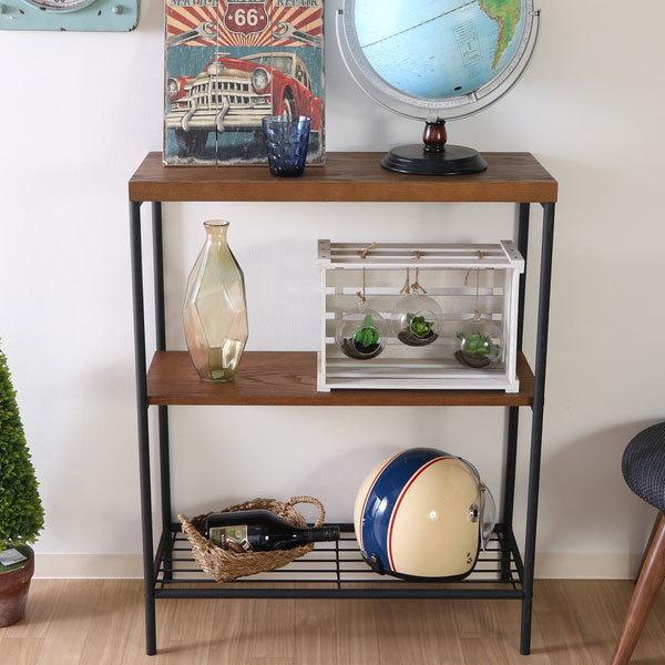 シェルフ3段 レアル シェルフ 収納 棚 | 