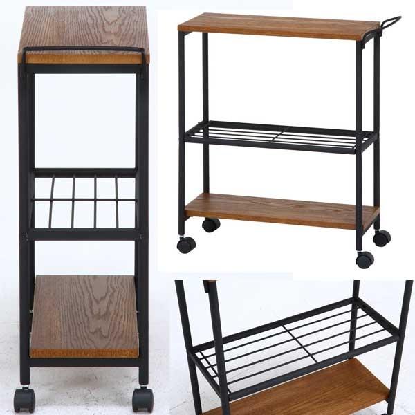 ワゴン３段 レアル サイドワゴン マルチワゴン キッチンワゴン キャスター付き キッチン収納 |  | 01