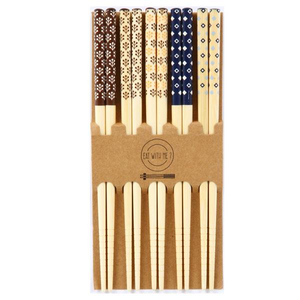 箸５膳組 セット 箸セット お箸セット ボーダー 北欧 カフェ 和モダン キッチン雑貨 生活雑貨 キッチン小物 シンプル |  | 01