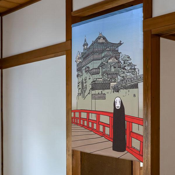 のれん ジブリ 千と千尋の神隠し おしゃれ 暖簾 間仕切り カオナシ 千