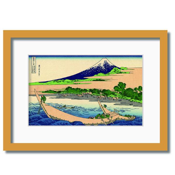 アートパネル 浮世絵 葛飾北斎/富嶽三十六景/東海道江尻田子の浦略図