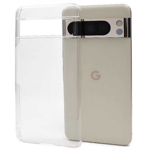 Google Pixel 8 Pro ケース カラー ハードケース クリア グーグルピクセル ストラップホール レンズ保護 耐衝撃 スリム GooglePixel8Pro 透明 | 