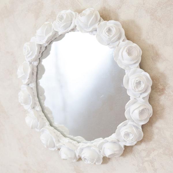 ミラー おしゃれ 鏡 洗面鏡 鏡 壁掛け 壁掛けミラー ゴールド アンダンテ ローズ リビングスタジオ 鏡 クラシック シャビー アンティーク 壁掛け 姫系 送料無料 |  | 02