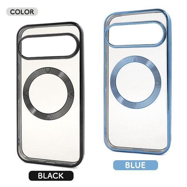 Google Pixel 10/10 Pro MagSafe対応 メタリック バンパー ソフト クリアケース マグセーフ docomo SoftBank Pixel10/10 Pro グーグルピクセル10 プロ ピクセル |  | 04