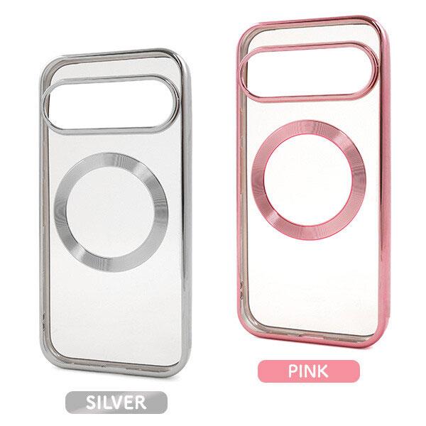 Google Pixel 10/10 Pro MagSafe対応 メタリック バンパー ソフト クリアケース マグセーフ docomo SoftBank Pixel10/10 Pro グーグルピクセル10 プロ ピクセル |  | 05