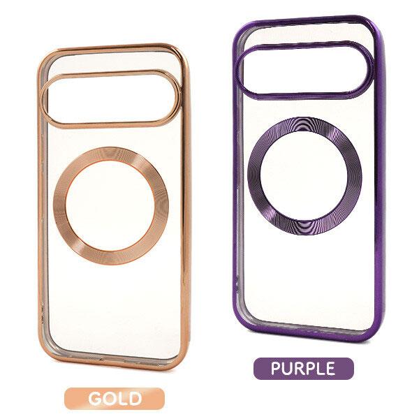 Google Pixel 10/10 Pro MagSafe対応 メタリック バンパー ソフト クリアケース マグセーフ docomo SoftBank Pixel10/10 Pro グーグルピクセル10 プロ ピクセル |  | 06