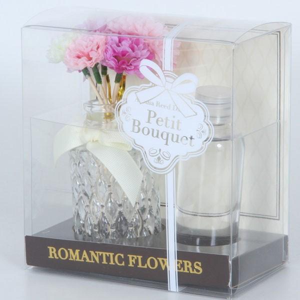 プチブーケディフューザー　８０ｍｌ　ロマンティックフラワーズ かわいい おしゃれ ディフューザー ギフトディフューザー ルームフレグランス  芳香剤 贈り物 | 