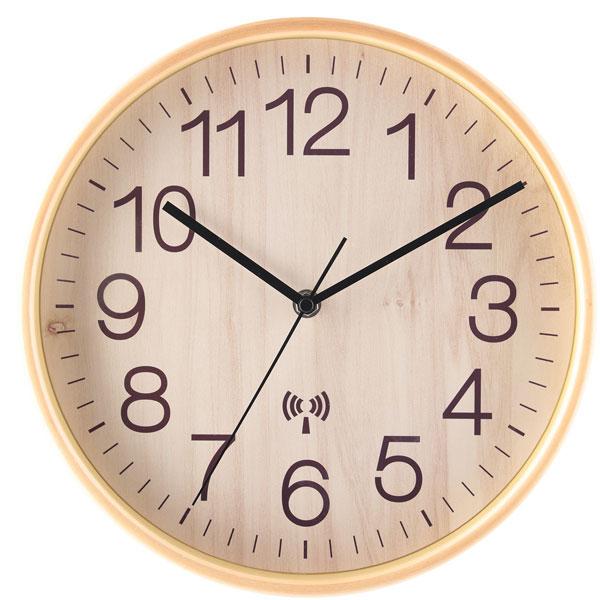 壁掛け時計 電波時計 壁掛け 掛け時計 木目調 電波式 掛時計 電波 おしゃれ 音がしない 静音 壁掛 時計 プレゼント ギフト リビング 子供部屋 寝室 送料無料 |  | 03