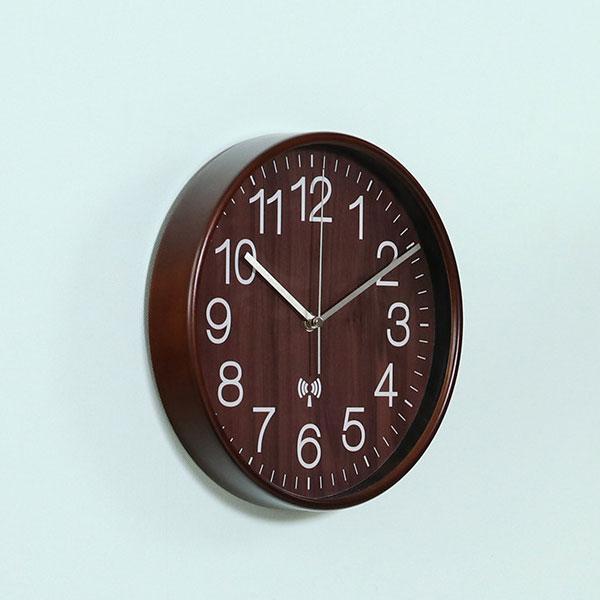 壁掛け時計 電波時計 壁掛け 掛け時計 木目調 電波式 掛時計 電波 おしゃれ 音がしない 静音 壁掛 時計 プレゼント ギフト リビング 子供部屋 寝室 送料無料 |  | 01