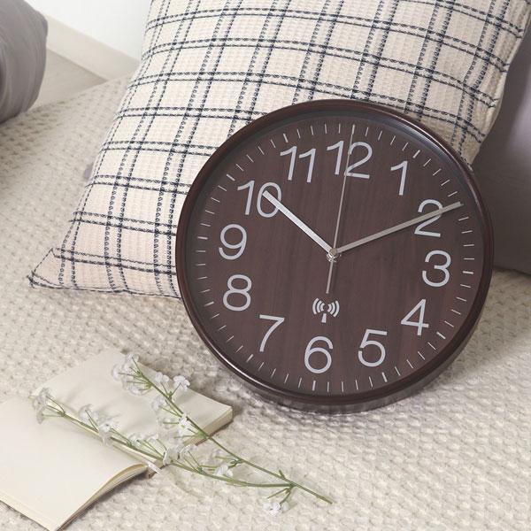 壁掛け時計 電波時計 壁掛け 掛け時計 木目調 電波式 掛時計 電波 おしゃれ 音がしない 静音 壁掛 時計 プレゼント ギフト リビング 子供部屋 寝室 送料無料 |  | 02