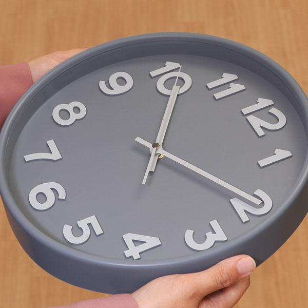 時計 おしゃれ ナチュラル サンドベージュ デザインウォールクロック アンティーク デザイナーズクロック 掛時計 壁掛け 掛け時計 カフェ 店舗 φ30cm 北欧 |  | 02