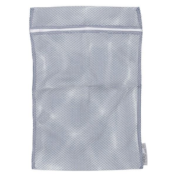 洗濯ネット 衣類 肌 環境にやさしい 専用ファスナー 長持ち 洗濯 ネット ランドリーネット 粗目シングル メッシュ ネイビー 雑貨 ランドリー | 