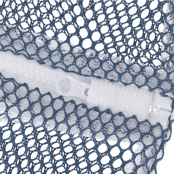 洗濯ネット 衣類 肌 環境にやさしい 専用ファスナー 長持ち 洗濯 ネット ランドリーネット 粗目シングル メッシュ ネイビー 雑貨 ランドリー |  | 01