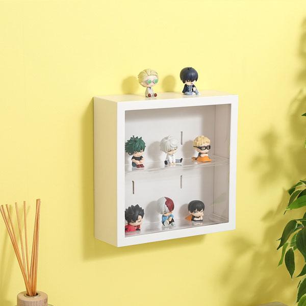 壁掛け コレクションケース 壁掛棚 ディスプレイラック シェルフ 壁面 推しコレクション ボックス ミニ コレクション 収納棚 フィギア コレクションボックス |  | 05